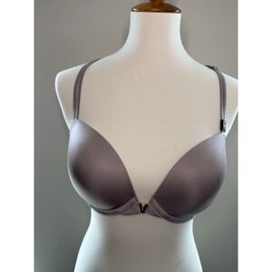 Victoria Secret Push‎ Up Bra 34D Front Close New with Tag Purple